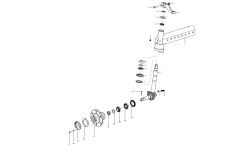 ZESPÓŁ SUWAKA I WRZECIONA LEWY